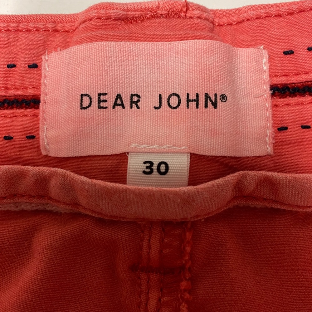 Dear John Women's Coral Color Hampton Shorts Sz 30 - Picture 4 of 10